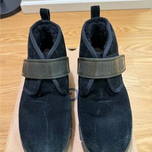 UGG Black Suede Ankle Boots
